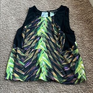 Lane Bryant Colorful Sleeveless Top Size 24